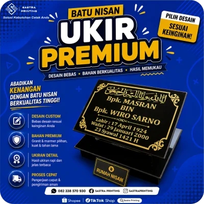 Batu Nisan Ukir Premium Custom – Elegan, Kokoh & Tahan Lama	 Batu Nisan Ukir Premium Custom – Elegan, Kokoh & Tahan Lama